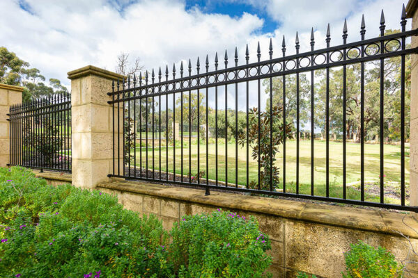 tubular decorative fences and gates